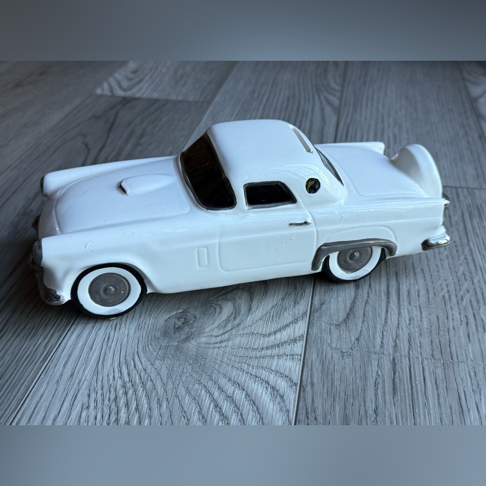Vintage 1957 Ford Thunderbird Ceramic Bank Made 1989